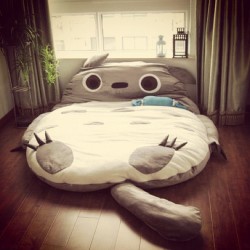 ohmyasian:  2741. Totoro Bed. Want this