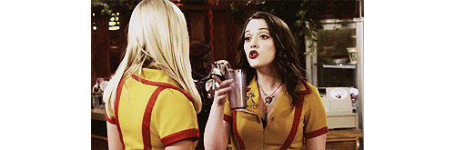 neversayspeaknow:  TV Shows I love wasting time on → 2 Broke Girls  Max: You took money from a homel