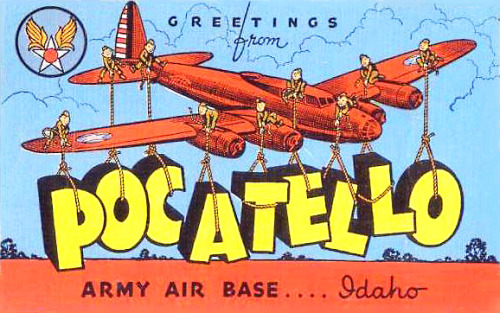 1940&rsquo;s postcard from Pocatello, Idaho.