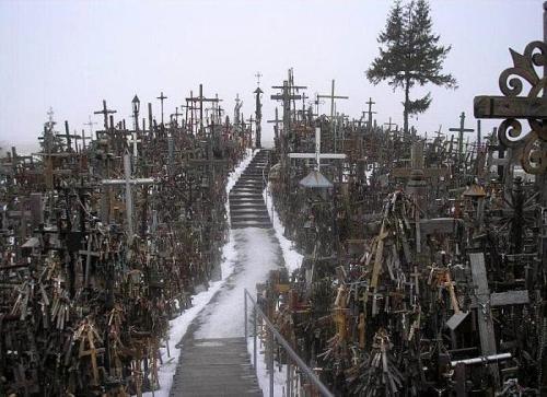 blackflameswithin13:Kryžių kalnas (The Hill of Crosses), Northern Lithuania