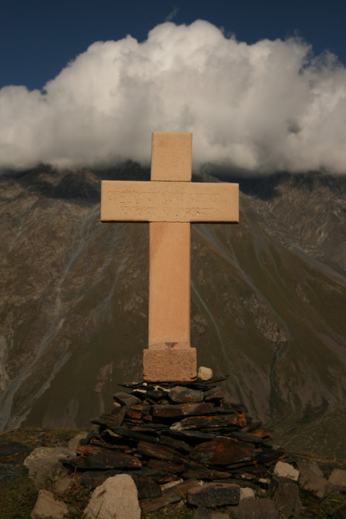 Gergeti Cross, Kazbegi, Georgia