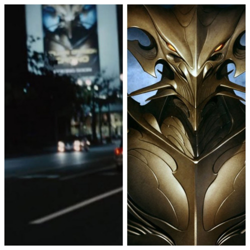 Anyone notice Fin Fang Foom in Iron Man 2?Right: a poster on a building side that Iron Man flies b