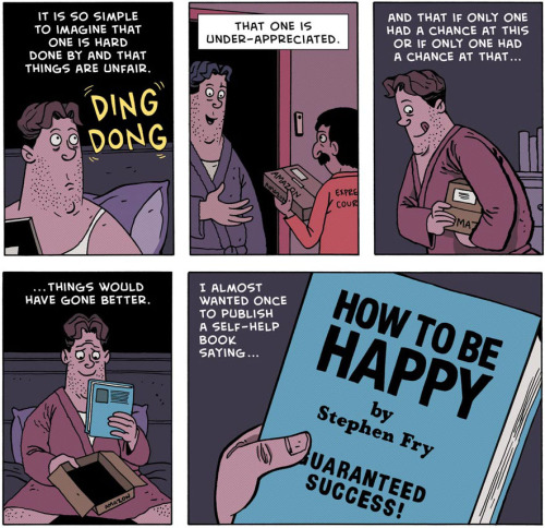 Zen Pencil Comics: 89. STEPHEN FRY: Ultimate self-help book