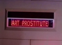 Prostituting:  :-) 