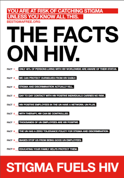 pozzypoet:  The Facts on HIV and Stigma 