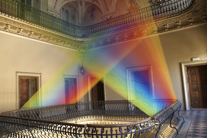 lysmagicsalvation: Gabriel Dawe’s stunning new thread art  Gabriel Dawe created