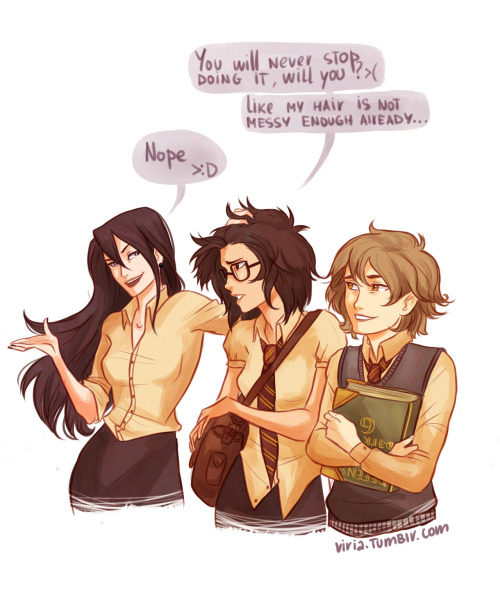 viria: so.. someone on tumblr suggested genderbend marauders for my livestream (a while ago consider