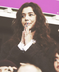 :  Eleanor supporting Louis at the football