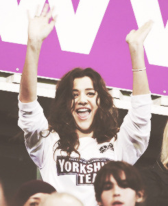 :  Eleanor supporting Louis at the football match 