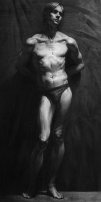 100artistsbook:  Male Nude Study 