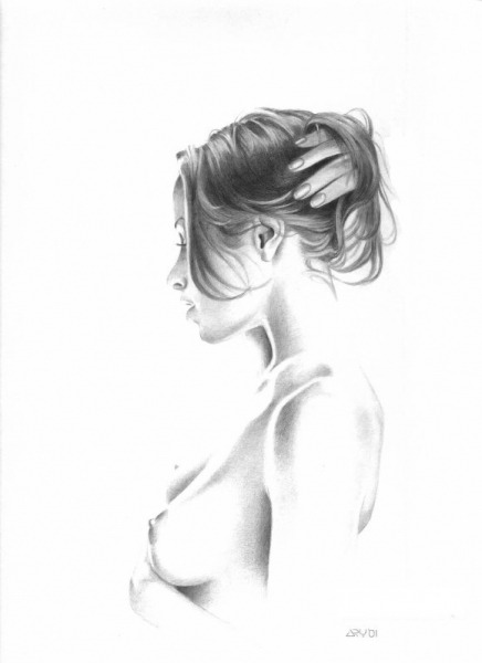  pencil drawings by ary spoelstra 