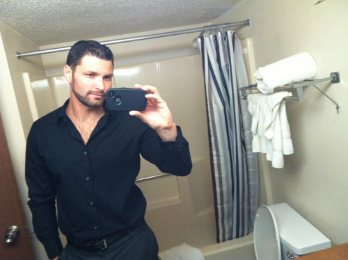 thecircumcisedmaleobsession:  34 year old straight hottie from Spring, TX I’d LOOOOOOOVE to have his body when I get that age! :) He’s got hair in all the right places. :) 