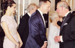  Daniel Craig and Rachel Weisz with Prince