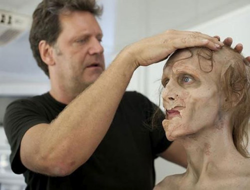 Porn photo Zombie Makeup “The Walking Dead”
