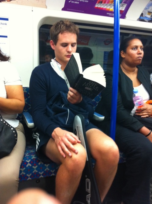 Sex 37. Short shorts on the subway.Â  I wear pictures
