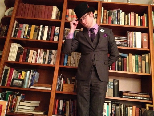 sinistersartorialist: Today’s Style: Gentleman Ghost Top Hat: Gentleman’s Emporium 