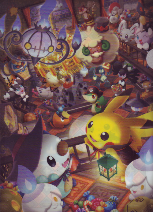 pokescans:Pokémon Center clearfile, Halloween 2011.