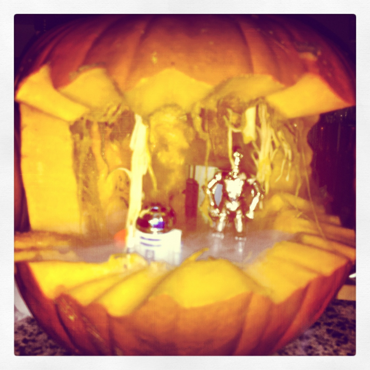 This pumpkin got lost in the Dagobah system&hellip;