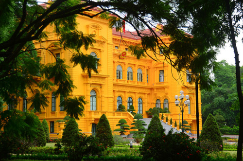 French Colonial Palace in Hanoi, Vietnam (by Marks Photography).