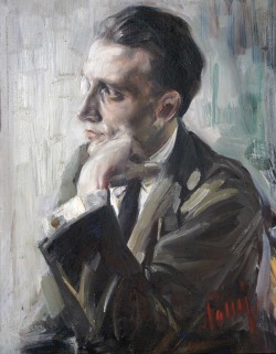 Blastedheath:  Alessandro Pomi (Italian, 1890-1976), Ritratto Di Ilario Neri, 1910-15.