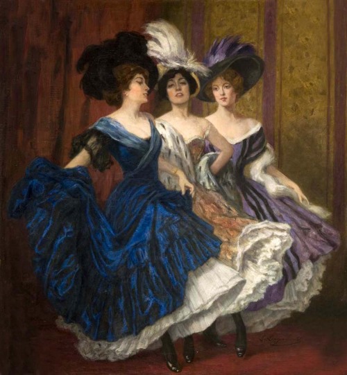 fleurdulys:  Three Dancers - Ludwig von Langenmantel adult photos