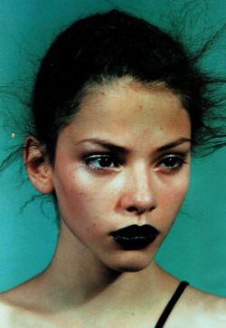   Eleonore Hendricks in Crimping Out shot by Steven Klein for Harpers Bazaar September 1996  