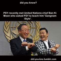 did-you-kno:  Source  everyone gangnam style