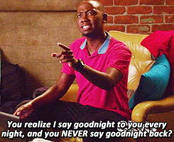 eating cookies and avoiding confrontation