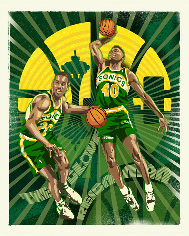 New Sonics Hardwood Classics  Gary Payton & Shawn Kemp