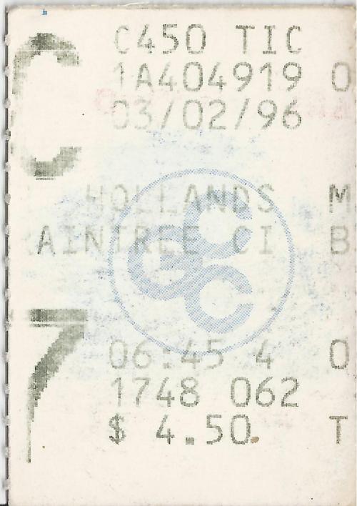 Stub Catalog: March 2, 1996 - Mr. Holland’s Opus Thoughts in hindsight…Ugh. That ta