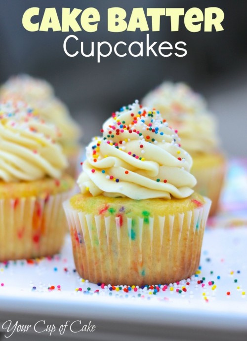 gastrogirl:  cake batter cupcakes.  porn pictures