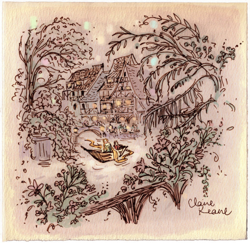 Concept Art From Tangled By Claire Keane. I Love How She Can Draw In Different Styles.