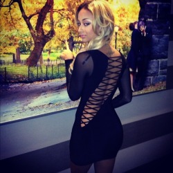 therealleaah:  angelbrinks:  Draya Face In “Not Just A Simple Black Dress” By Angel Brinks Fashion!!   Xo