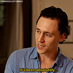 tomhiddlestunned-blog:  -Tom about working with the cast of The Avengers 