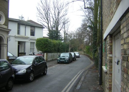 Lansdowne Place, Upper Norwood - on the boundary between the London Boroughs of Bromley and Croydon.