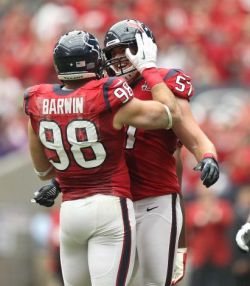 masculineform:  Houston Texans Linebackers Connor Barwin and Jesse Nading