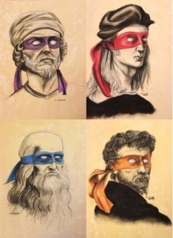 ohfuckinhell:  Donatello, Raphael, Leonardo,