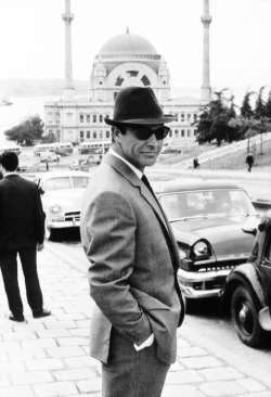 vintagegal:  Sean Connery in Istanbul for From Russia With Love (1963) 