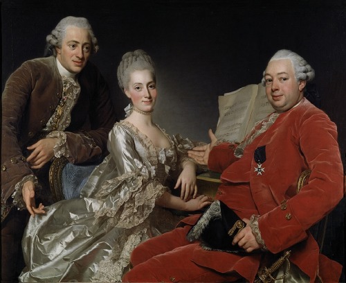 Alexander Roslin (Swedish; 1718–1793)John Jennings, Esq., his Brother, and His Sister-in-LawOil on c