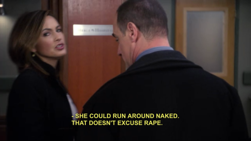 submissivefeminist:  Olivia Benson, the most influential woman of my early adulthood, telling you what’s up. 