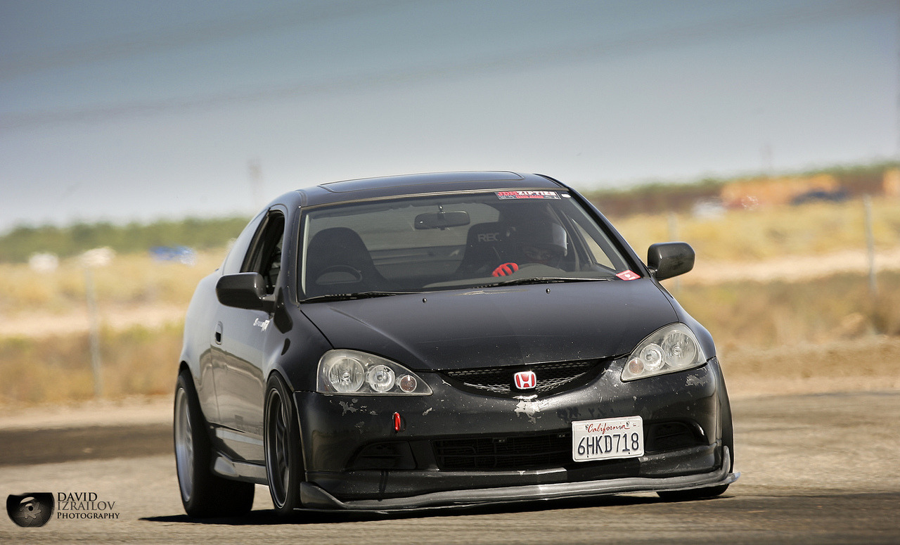davidizrailovphoto:  Taking Kevin for a few laps around in my DC5 Track: Buttonwillow
