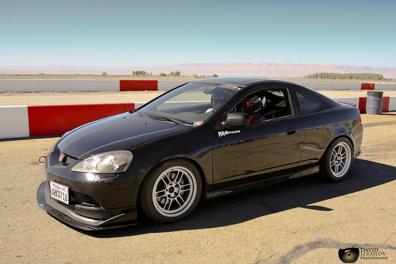 davidizrailovphoto:  Taking Kevin for a few laps around in my DC5 Track: Buttonwillow