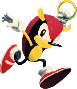 capsep:  Mighty the Armadillo, although appearing in barely any Sonic games, is the oldest character in the Sonic universe, being a proto design for the titular character himself   so is feel the rabbit/dexstar/volt/ristar the oldest character too because