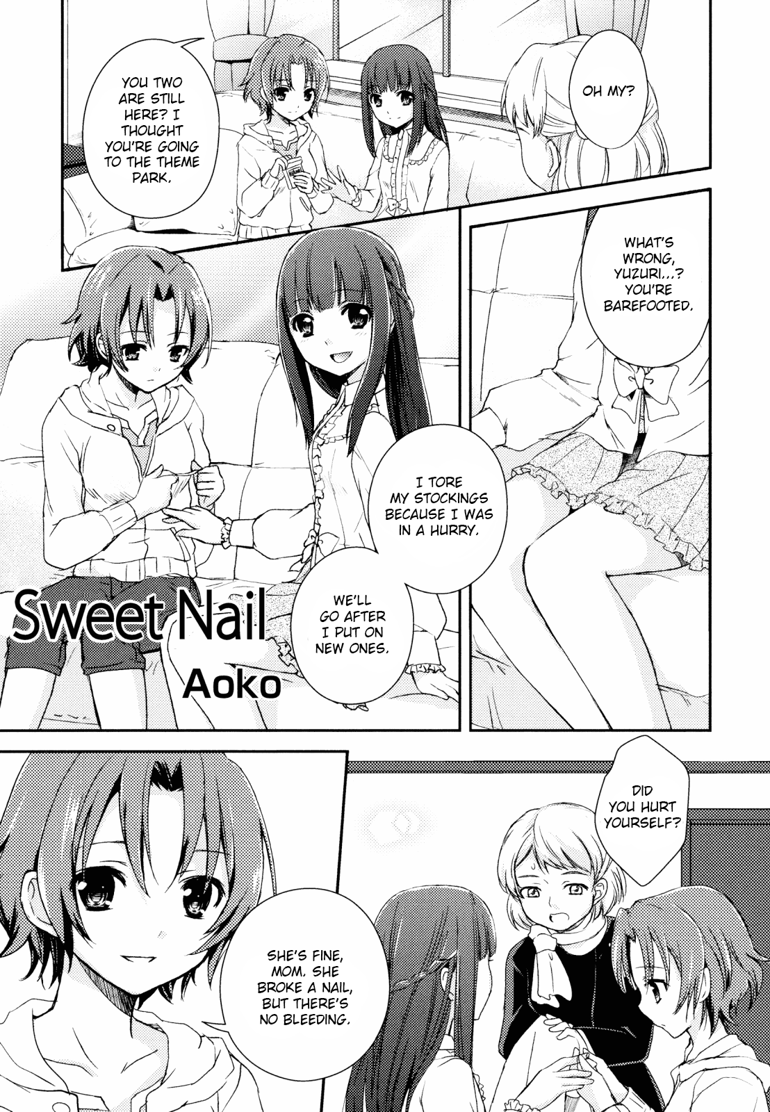 Sweet Nail (Forbidden Sisters) by Aoko An original yuri h-manga oneshot that contains