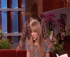 youshouldvesaidnobaby:ellendegeneres:youshouldvesaidnobaby:Ellen scaring Taylor SwiftIt’s my favorit