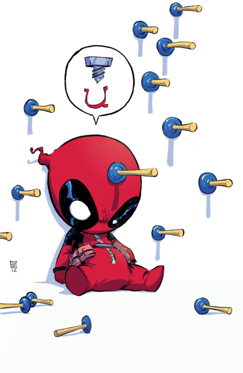 Porn Pics browsethestacks:  Deadpool Baby by skottieyoung