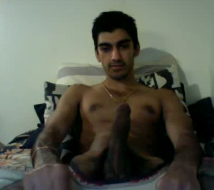 darkpitsandpubes:  Cute Indian guy with huge dick 