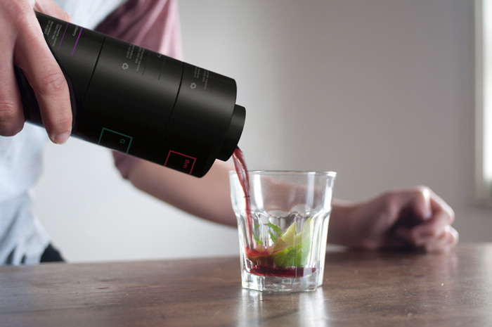 everything-creative:  Enkaja, an interesting concept for quick and easy to mix cocktails