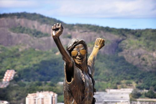 Estátua do Michael Jackson na Comunidade Santa Marta - Foto: Alexandre Macieira|Riotur by Asc