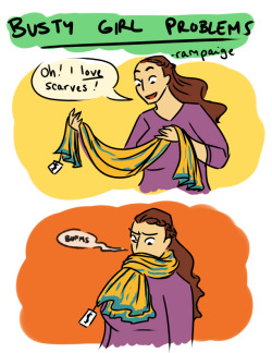 bustygirlcomics:  What a pain in the ascot.